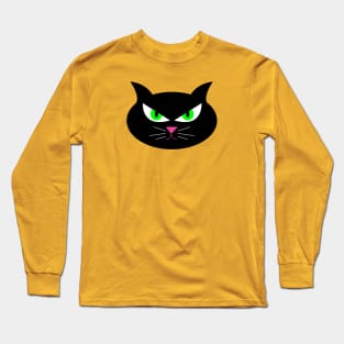 Black Cat Symbol Long Sleeve T-Shirt